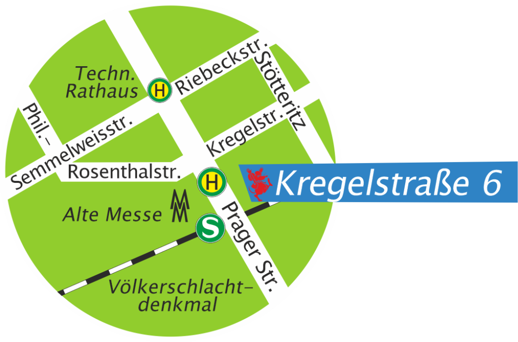 Lageplan Kregelstraße 6